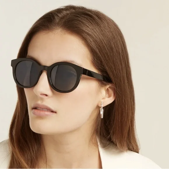 Saint Laurent | Accessories | Saint Laurent Black Acetate  display picture 2